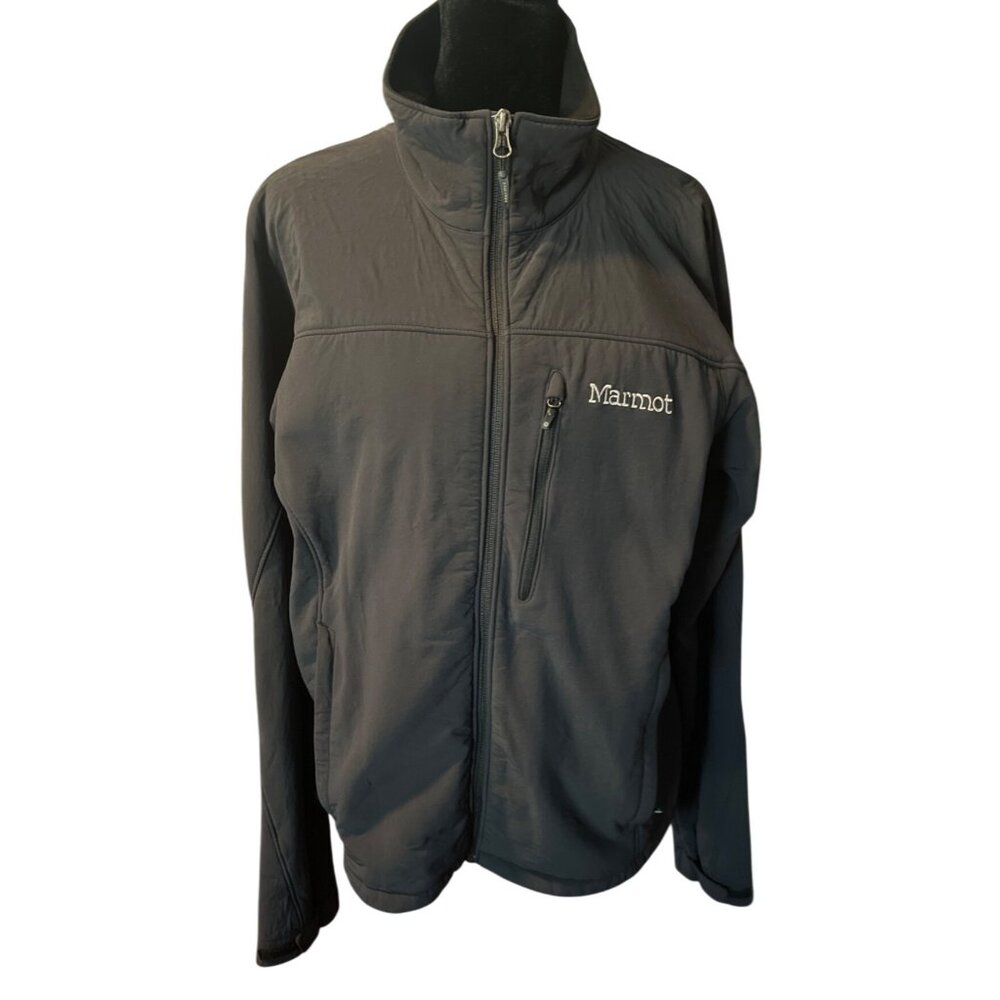 Marmot Womens Black Full-Zip Jacket S/P Nylon‎ & Elastane